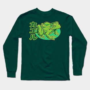 Bullfrog Graphic Japanese Long Sleeve T-Shirt